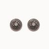 Jlauren 03M01886 Round Marcasite Silver Earrings [30301054]