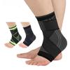 1Pcs Ankle Brace Compression Sleeve with Adjustable Straps, Arch Support Foot Stabilizer, Elastic Wrap for Plantar Fasciitis