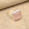 Rose Quartz Gemstone Handmade 925 Sterling Silver Ring Jewelry For Her