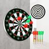 Dart Board Bristle Dartboard Steel Tip Dartboard Starter Set with Dart Party Play Game Toy for Kids And Adults
