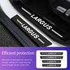 Four Carbon Fiber Scratch Protection Stickers for Car Doorsill Are Applicable To Lada Largus Auto