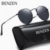BENZEN Classic Reflective Sunglasses Men Hexagon Retro Sun Glasses Women Stainless Steel Shades B6692