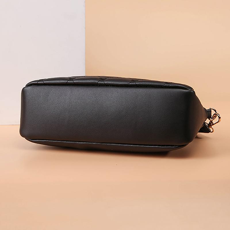 Yogodlns New Arrival Shoulder Bags for Women Embroidery Heart Crossbody Purse Female Leather Handbag