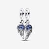 Sparkling Splitable Angel Wings Dangle Charm