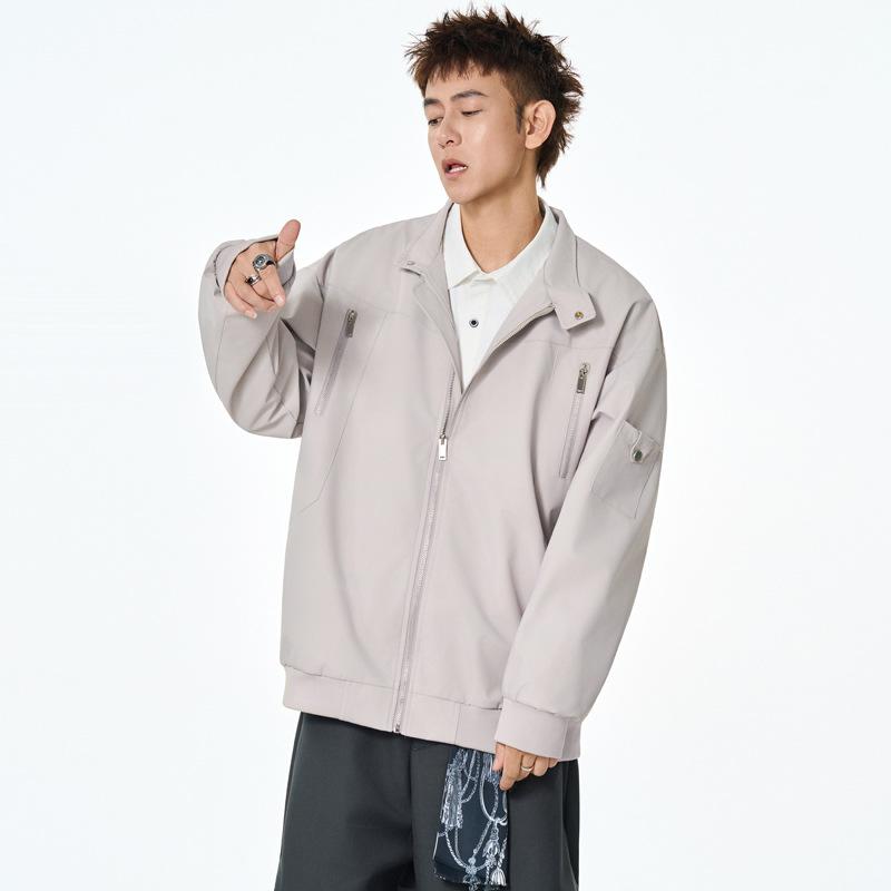 Jacket Men's Color Blocking 2025 Autumn and Winter New Men's Youth Windproof Fashion Casual Top Jacket Trend