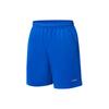 Ping Pong Rookie Series Solid Color Logo Straight-Leg Sports Shorts Unisex Bottoms Bright-Blue AKYT063-2