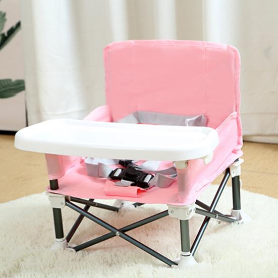 Baby Outdoor Beach Chair with Non-Slip Pads High Stability Strong Load-bearing Portable Compact Folding Chair Kids Infant Dinner Table