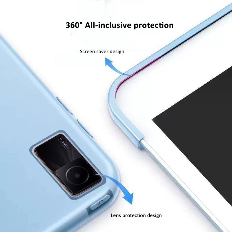 For Xiaomi Redmi Pad 10.6 Case Red Mi Pad 10.61 Tablet Case Protective Slim Silicon Magnetic Stand Cover Funda for IPad Cover