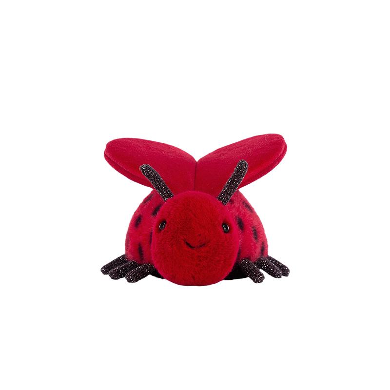 Jellycat Valentine's Day Series Lulu Love Ladybug Cute Doll Plush Doll 6cm Height