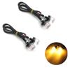 Deepa Motorcycle Turn Signal, LED, Ultra Small, High Brightness, Mini, Nano, Small, M6, Universal, Set of 4, Amber, Orange