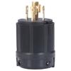 Locking Plug PA66 Plastic Brass 4 Hole Generator Plug Connector for Dryers 30A 277 480V