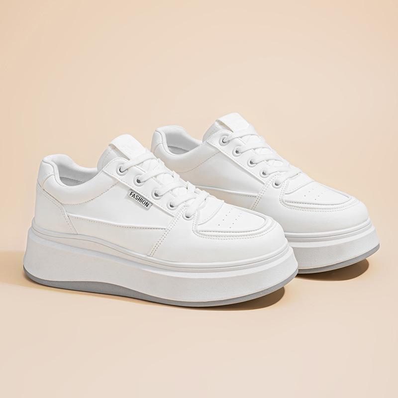 Spring Women's Shoes New Breathable Little White Shoes Children's Versatile Ins Korean Version Platform Sports Casual Board Shoes Women's Tide Shoes