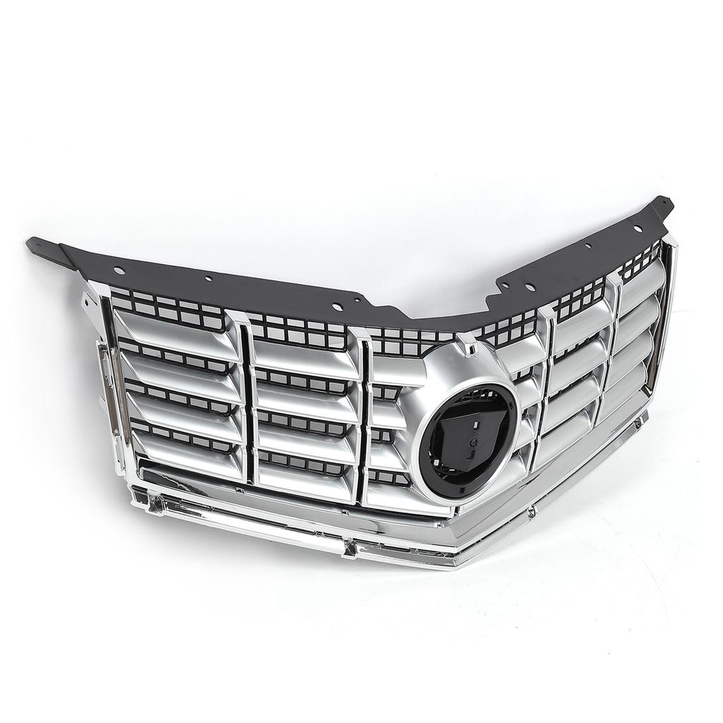 Front Bumper Upper Grille ABS Chrome Precise Fit Seamless Integration Long Durability 22738992 for Cars
