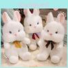 Rabbit Bow Tie Plush Toy Cartoon Stuffed Animal Doll Cute Kids Gift Birthday