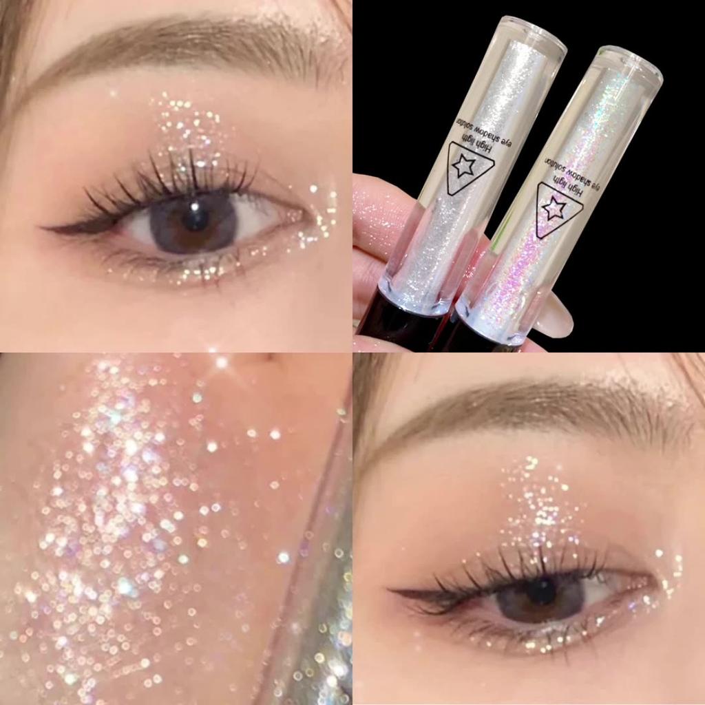 Shimmer and Shiny Waterproof Liquid Glitter Eyeliner Eyeshadow Makeup Metallic Eye Liner Pen Eye Beauty Party Makeup Tools