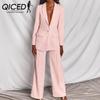Spring Summer Women's Fashion Casual Suit Professional Suit