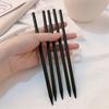 2Pcs Chinese Style Hairpin Black Wood Hair Pin Stick Hairpin Chopsticks Hair Women Long Decoration Hair Accessories