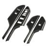 Carbon Fiber Interior Door Armrest Glass Button Decorative Stickers Modification Supplies for Honda Civic 10th 2017 18 2019 2020