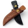 Multi-function Leather Sheath 18cm Straight Knife Cover Leather Sheath Belt  Outdoor Tool