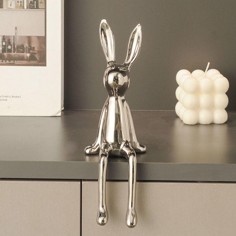 Rabbit Home Decoration Ornaments Ceramics Table Decoration Ornaments Ceramic Ornaments Home
