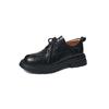 Cowhide~ Soft-soled Loafers for Women's British Style 2025 Autumn and Winter Thick-heeled Single Shoes, Thick-soled One-pedal Jk Small Leather Shoes