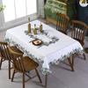 Ins Style Tablecloth Lace Embroidery Waterproof and Oil-Proof Table Cloth Non-Slip Tea Table Cloth Rectangular Tablecloth