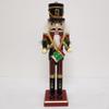 12 Inch Height Wooden Nutcracker Soldier Ornaments Handmade Handpainted Doll Puppet Toy Gift for