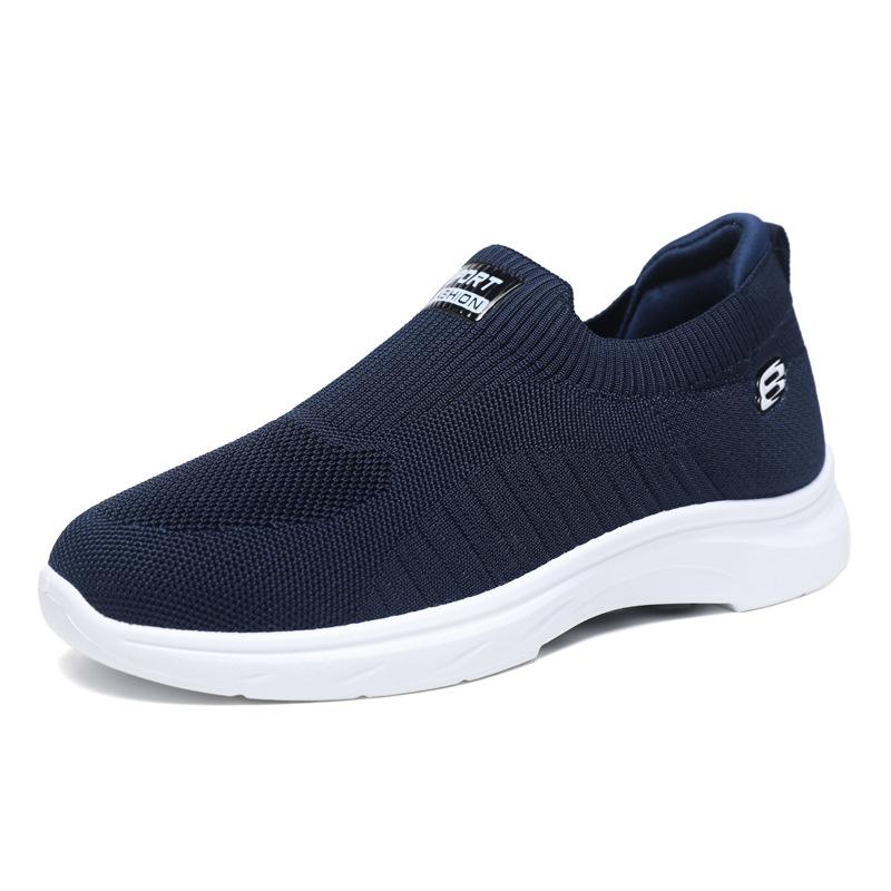 New Trendy Men's Casual Soft-soled Single Shoes Versatile Outdoor Sports Breathable Shoes One-pedal Lazy Shoes