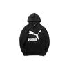 Puma Classics Logo Hoodie Pullover Sweatshirt Men Tops Black 595907-01