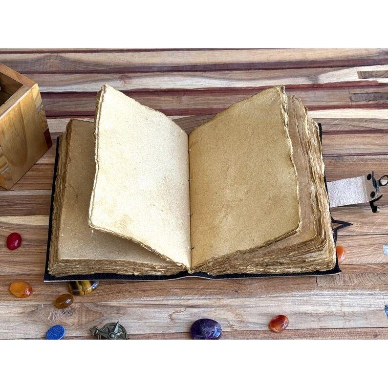 Журнал из кожи Древо жизни - Винтажный кожаный дневник - Красивый журнал Для зарисовок Книга для путешествий Пустая книга заклинаний