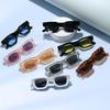 New European and American Fashion Kendou, the Same Thick-edged Sunglasses, Men's and Women's Small Square Fashion Hip-hop Sunglasses Ins