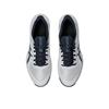Asics Game FF Synthetic Leather Comfortable Fashion Trendy Minimalist Shock Absorption Low Top Tennis Shoes Men Sneaker Blue White 1041A489-102