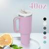 40 Oz Tumblers Cup With Handle Insulated Stainless Steel Tumbler Lid Straw Car Travel Mugs Coffee Cups for Outdoor Travel