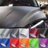 30x127cm Practical Black Decal Car Roll Wrap Sticker Vinyl 3D Carbon Fiber DIY Film Sheet