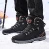 Winter Men Snow Boots Fashion High Top Waterproof Sneakers Plush Warm Men's Boots Outdoor Male Hiking Boots Work Shoes Size 48