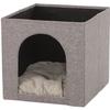 TRIXIE Abri Douillet Ella Pour Étagères - 33x33x37cm - Gris - Pour Chat