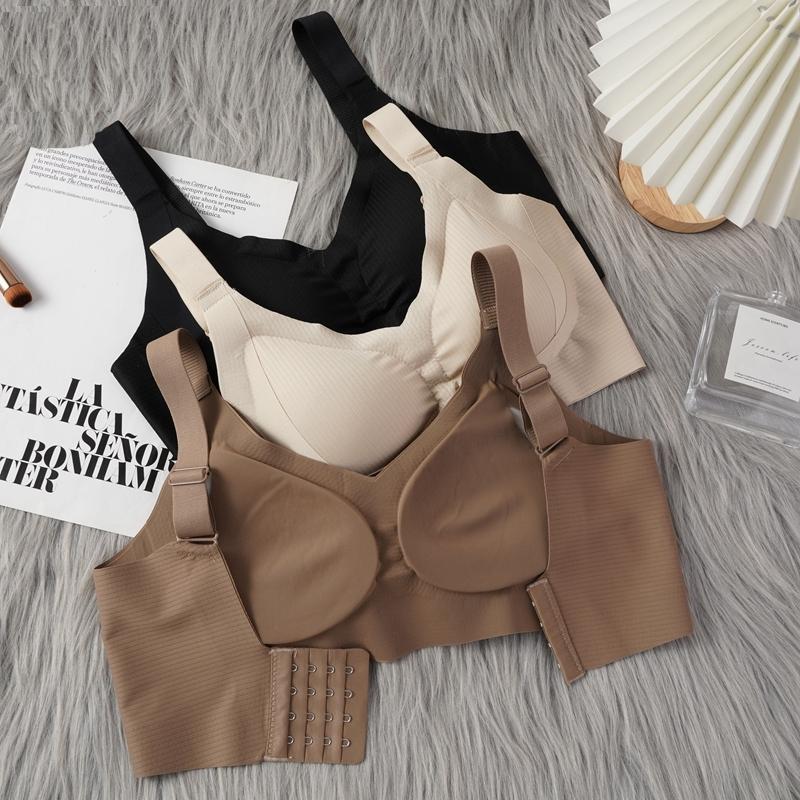 Women's Plus Size Bras Anti-sagging Seamless Comfortable Women's Bras Full Cup Underwear Bras for Big Breasts L-2XL