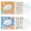 Water Coloring Book Reusable Water Doodle Book Children Early Learning Educational Toy for Home Trav