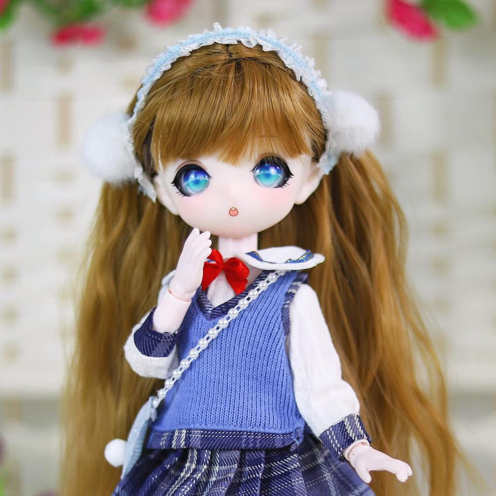 ICY Fortune Days BJD Doll Anime Style Doll Set with 28 Mechanical Perfect for DIY and Girl Doll 1/6 - Joints, Gifts, Decoration, Exercises,