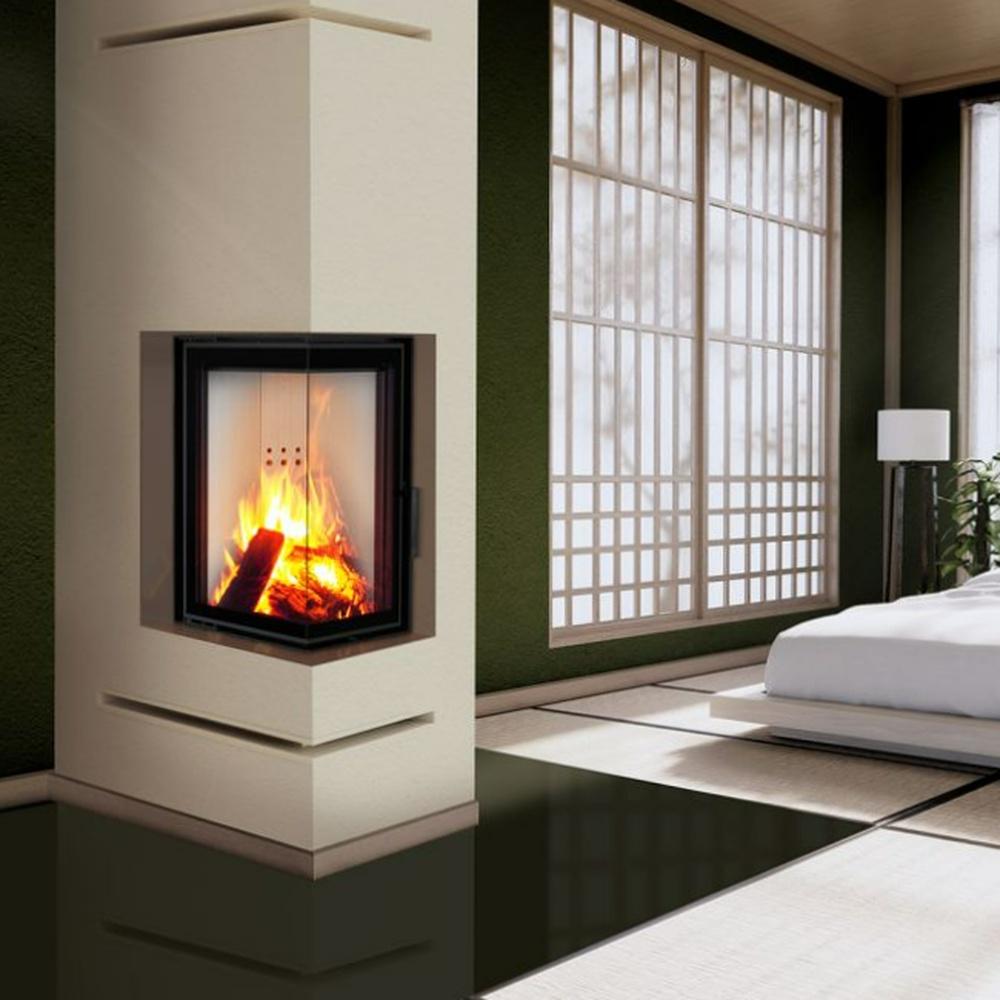 Vent Cover LUFT Corner 56x56x9 White Slim