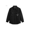 Wade Series Solid Color Knit Casual Jacket Men Jackets Black AFDT695-1