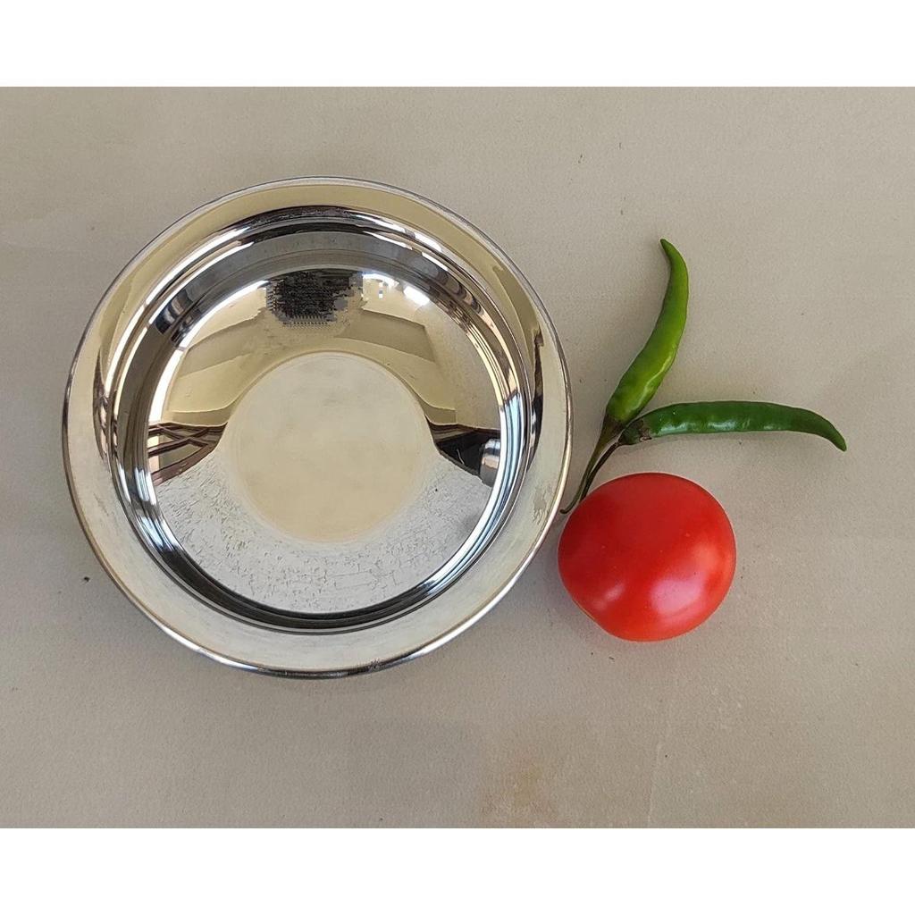 Steel Copper Serving Antique Dark Tone Handi Bowl, Serveware & Tableware, Home Restaurant, Volume-1350 ML, Pack of 1