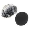 Furry Windscreen Muff Cover Foam Microphone Windproof Cover For Zoom H1 H1N