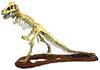 GLEMCOE MODELS Tyrannosaurus Skeleton Model Plastic Model GM07906 Molding Color 1/24