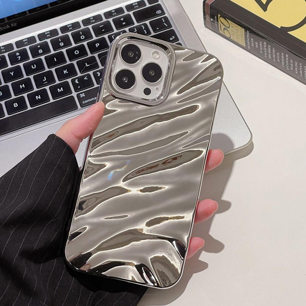 Wavy Pattern Candy Color Phone Case For iPhone 13 Case iPhone 14 15 Pro 11 12 Pro Max X XR XS 7 8 Plus SE Soft Shockproof Cover