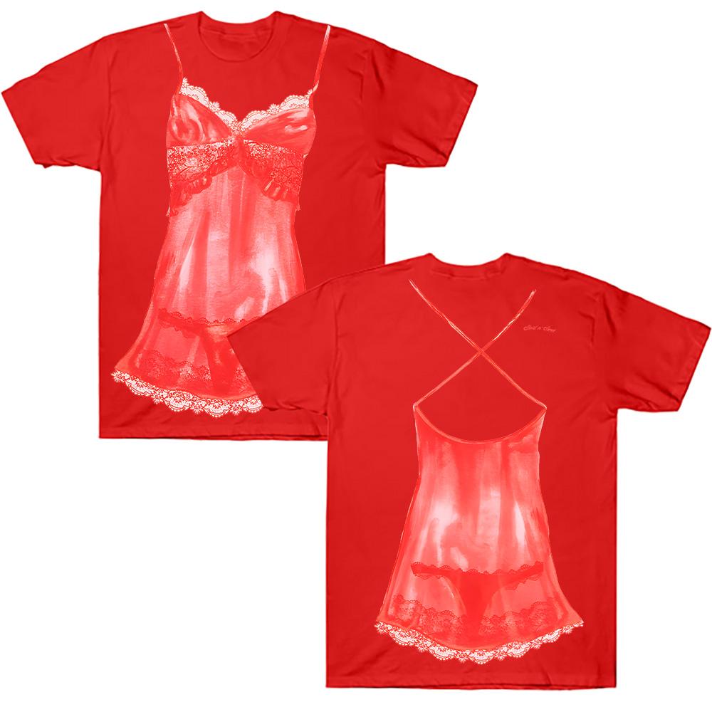 Сабрина Карпентер Красное кружевное боди Футболка Подарки для фанатов Сабрины Карпентер Одежда Летний топ с графикой и круглым вырезом Повседневная хлопковая футболка Унисекс