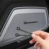 Car Styling 3D Aluminum Speaker Audio Stickers Badge Emblem Decal For Mercedes Benz AMG W124 W202 W203 W204 W210 W211