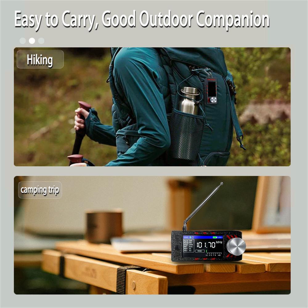 Mini Full-band DSP Radio Receiver Built-in Hi-Z Support FM AM SSB LSB USB Mode