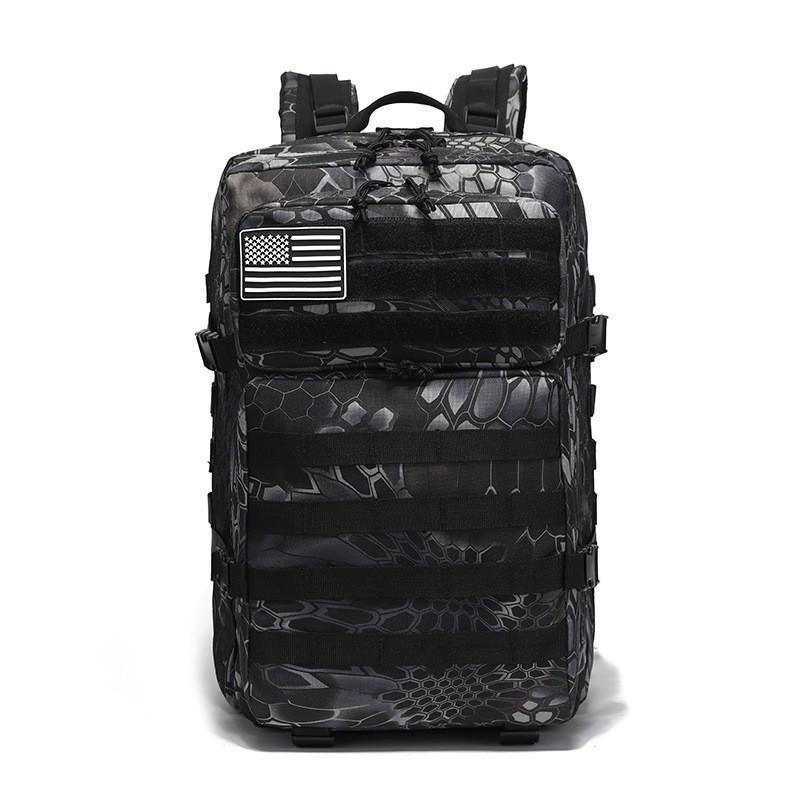 Large Tactical Camouflage Backpack for Outdoor Camping, Hiking, and Climbing