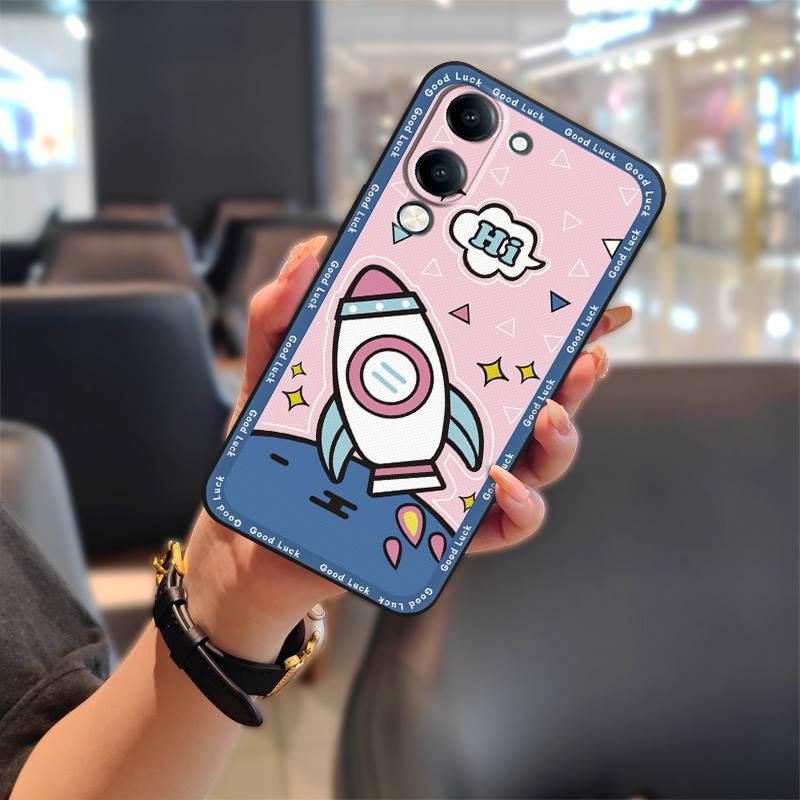 Anti-knock Cartoon Phone Case For VIVO Y04 4G/Y29S Graffiti Silicone Dirt-resistant Soft Case Shockproof Full Wrap TPU